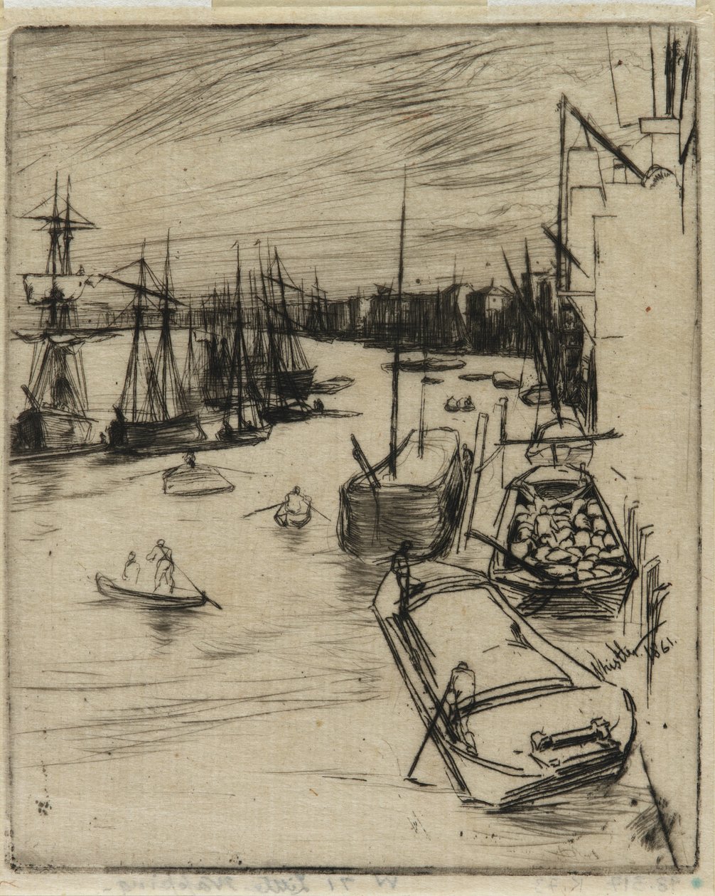 Mały Rotherhithe autorstwa James Abbott McNeill Whistler