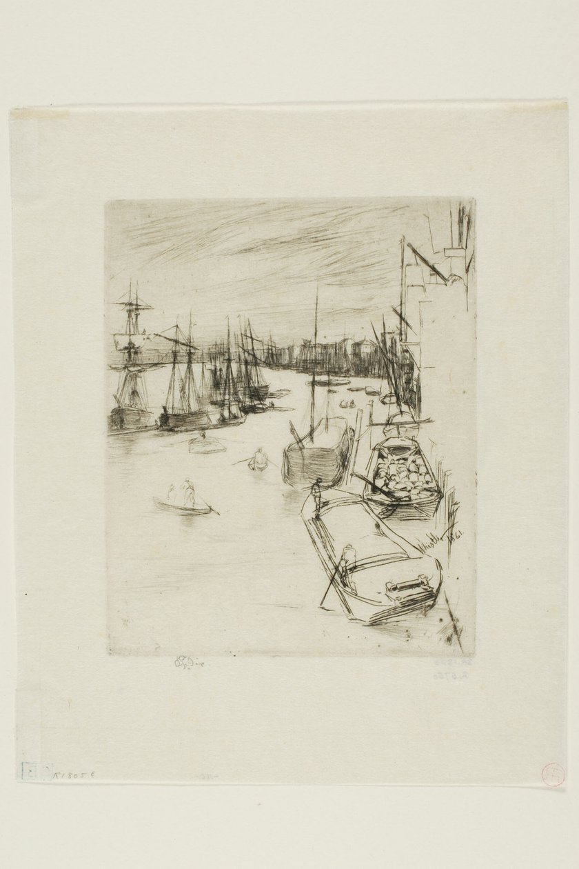 Mały Rotherhithe autorstwa James Abbott McNeill Whistler