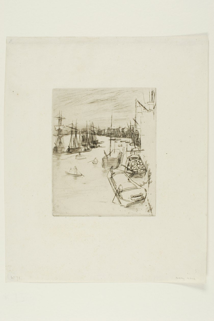 Mały Rotherhithe autorstwa James Abbott McNeill Whistler