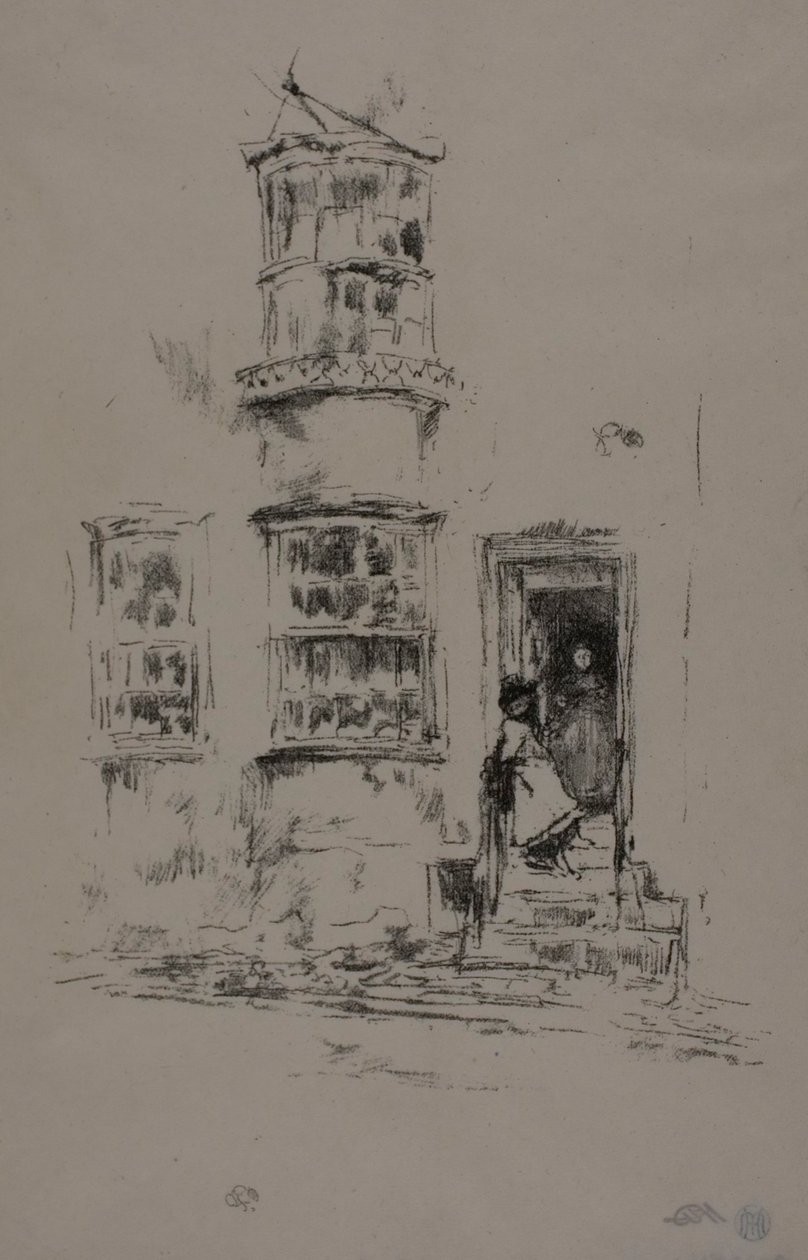 Małe kroki, Lyme Regis autorstwa James Abbott McNeill Whistler