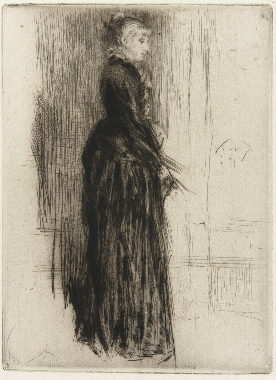 Mała Aksamitna Sukienka autorstwa James Abbott McNeill Whistler