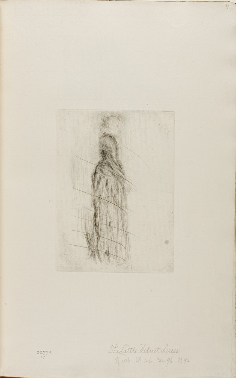 Mała Aksamitna Sukienka autorstwa James Abbott McNeill Whistler
