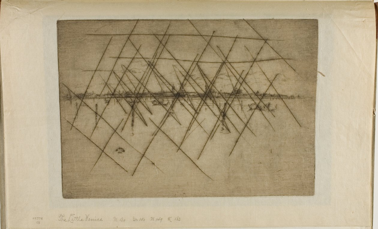 Mała Wenecja autorstwa James Abbott McNeill Whistler