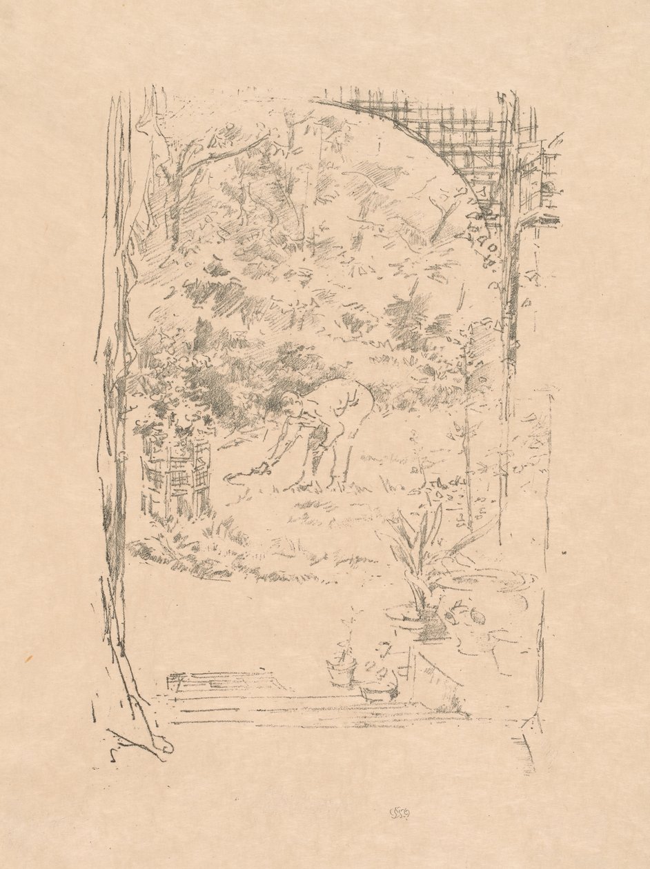 Człowiek z sierpem autorstwa James Abbott McNeill Whistler