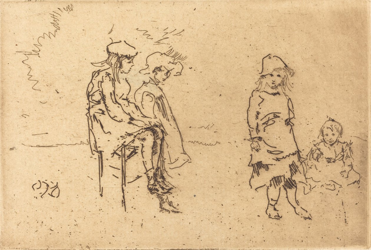 Dzieci Menpów autorstwa James Abbott McNeill Whistler