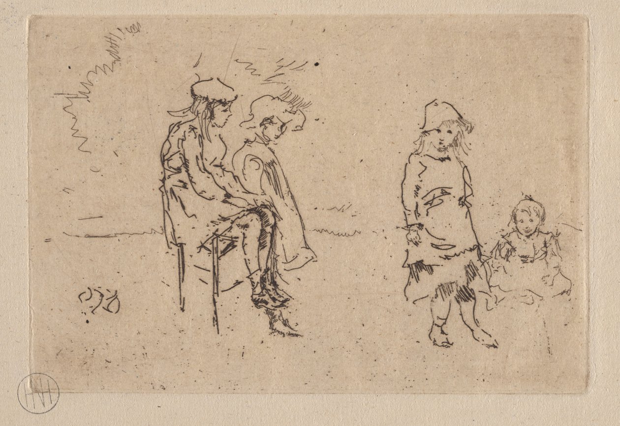 Dzieci z Menpes autorstwa James McNeill Whistler