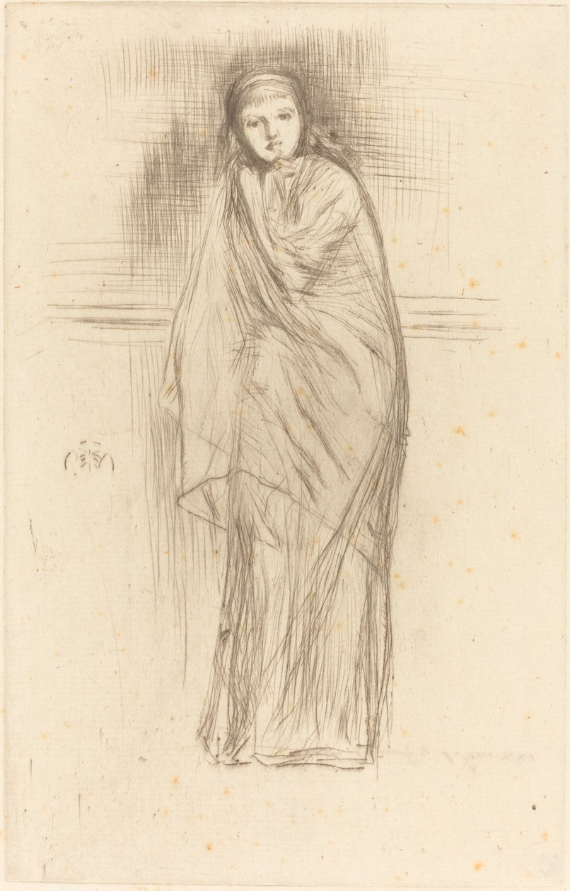 Model odpoczywa autorstwa James Abbott McNeill Whistler