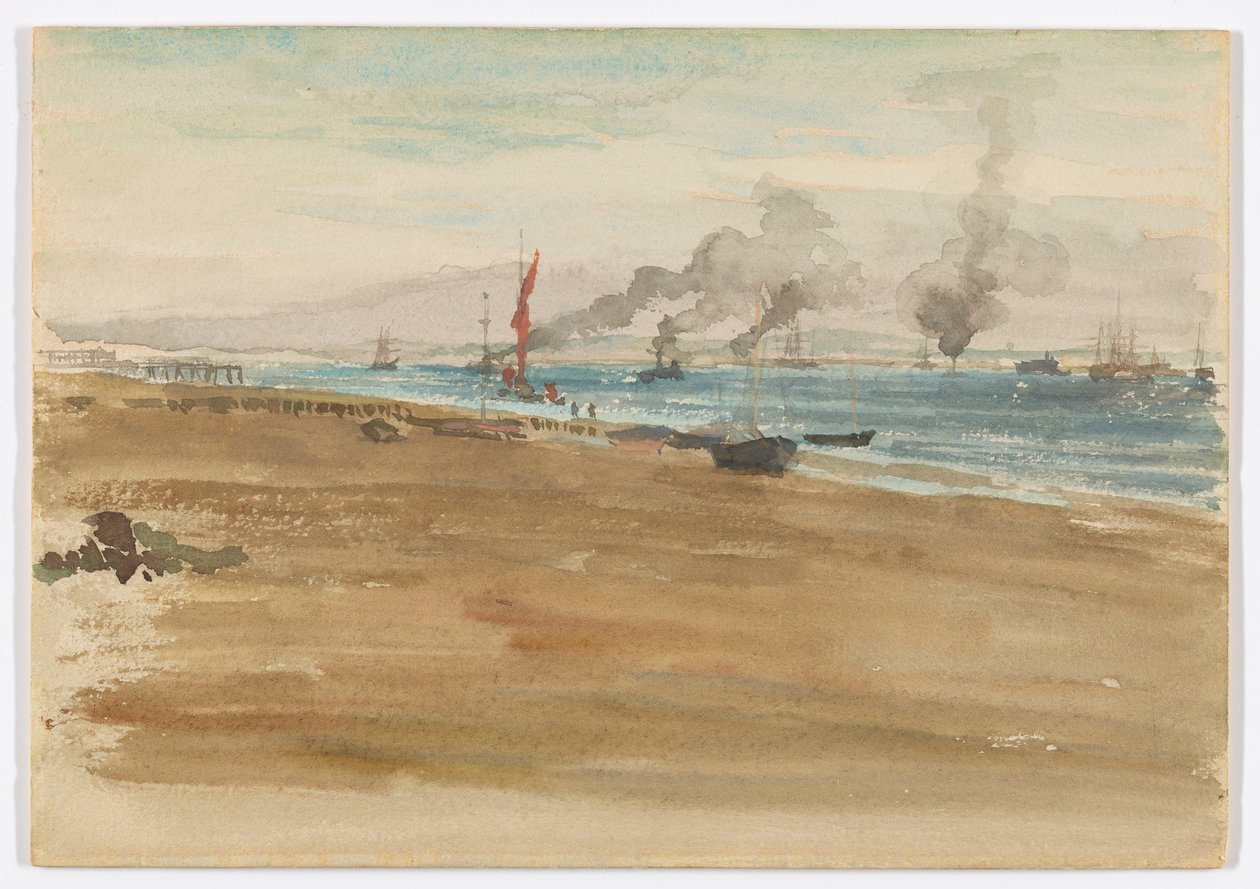 Ujście rzeki autorstwa James Abbott McNeill Whistler