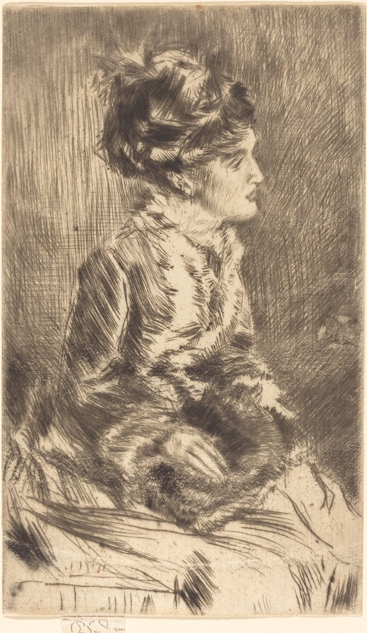 mufka autorstwa James Abbott McNeill Whistler