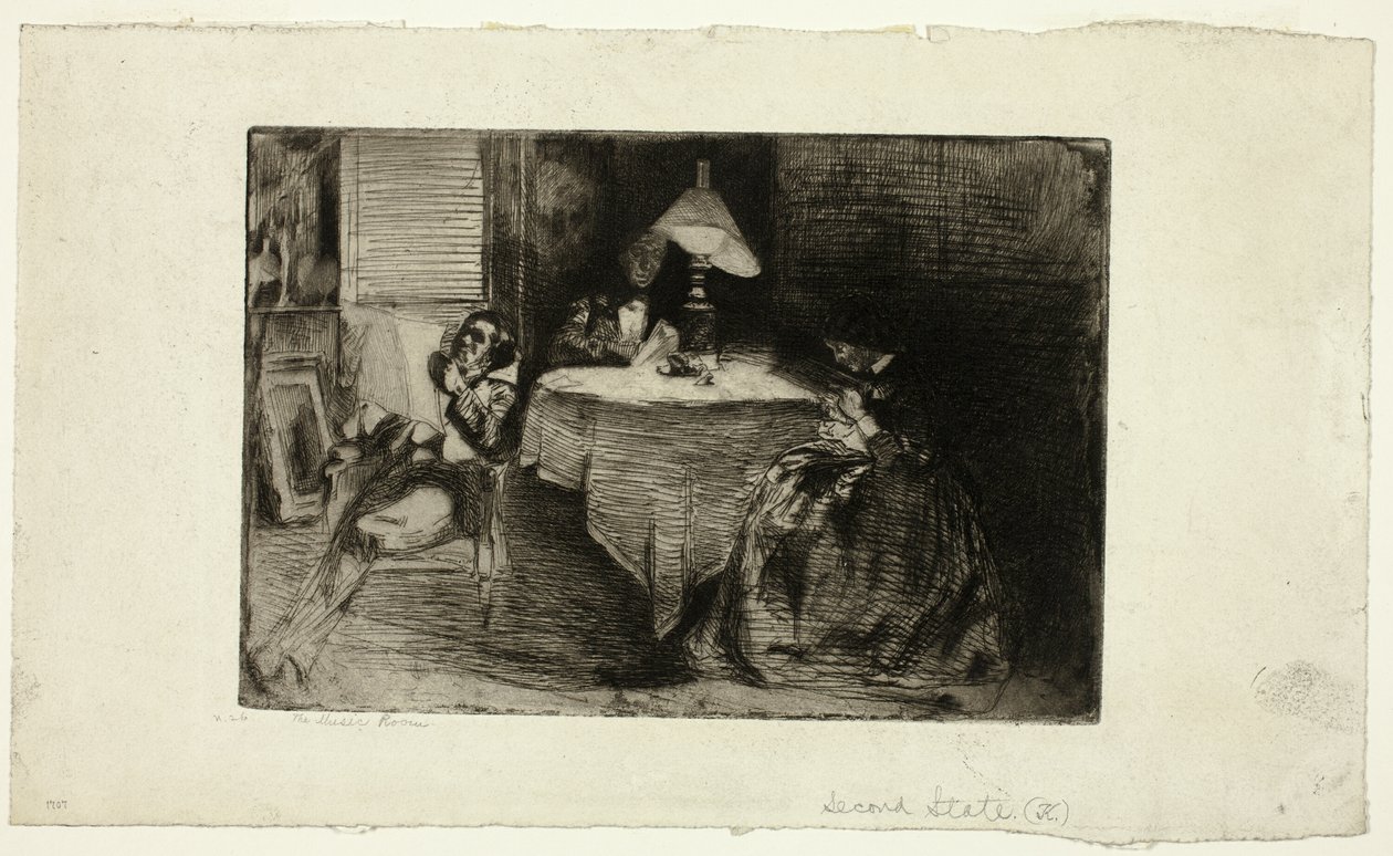 Sala muzyczna autorstwa James Abbott McNeill Whistler