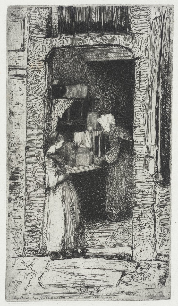 Handlarz musztardą autorstwa James McNeill Whistler