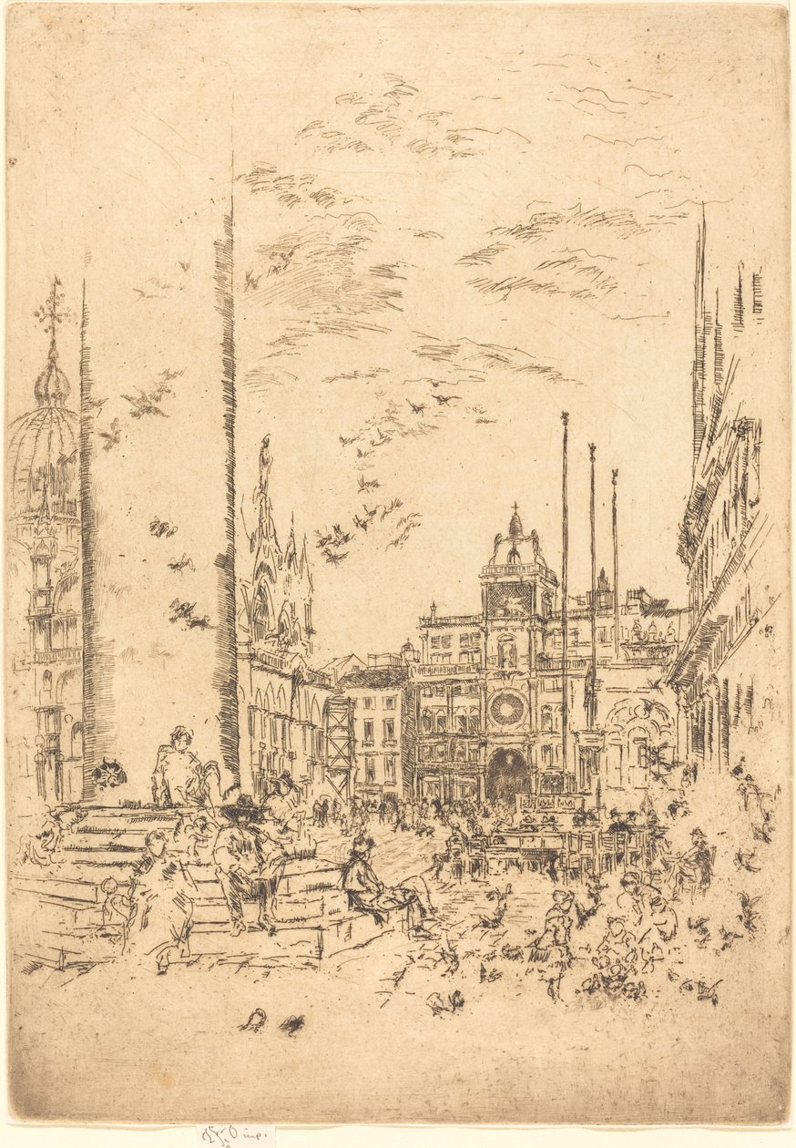 Piazzetta autorstwa James Abbott McNeill Whistler