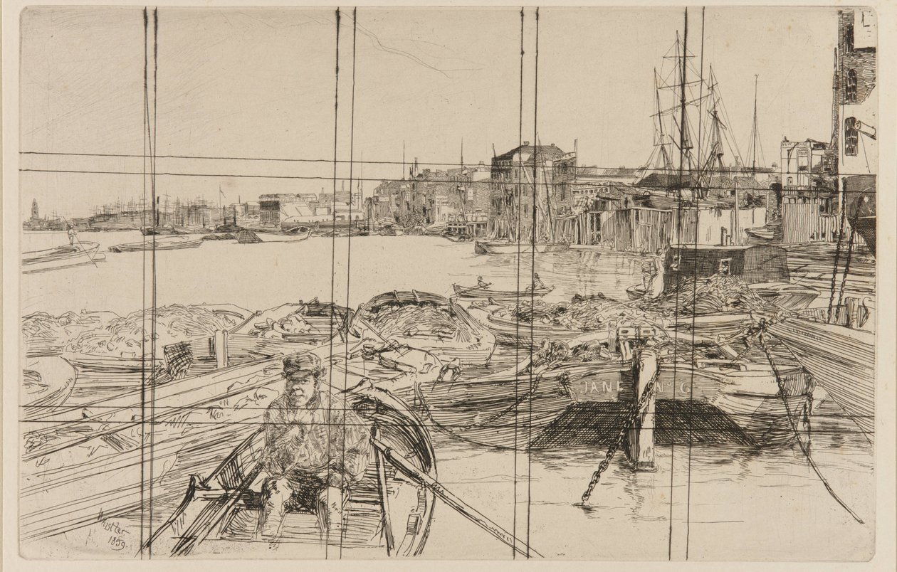 Basen autorstwa James Abbott McNeill Whistler