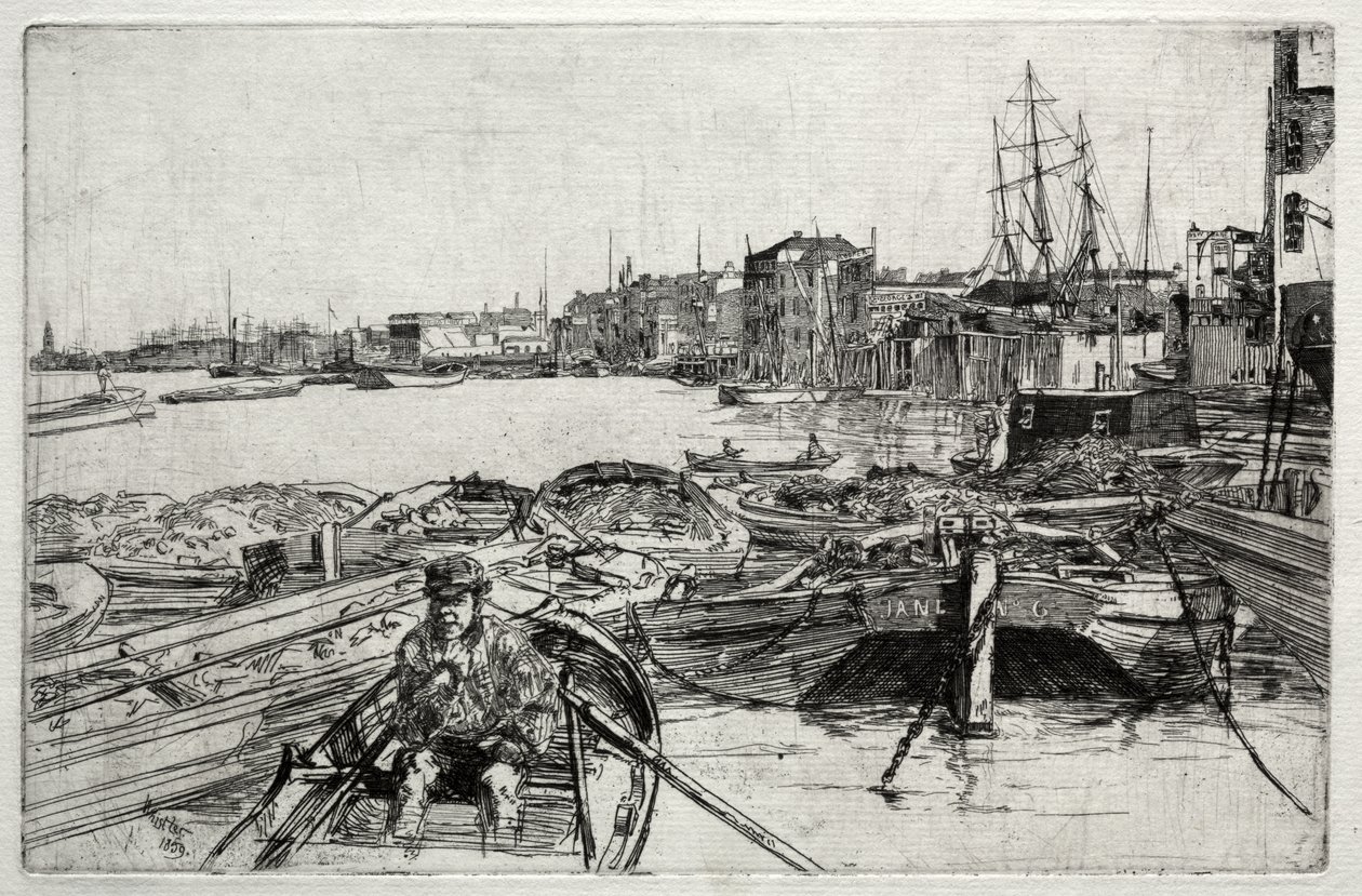 Basen autorstwa James McNeill Whistler