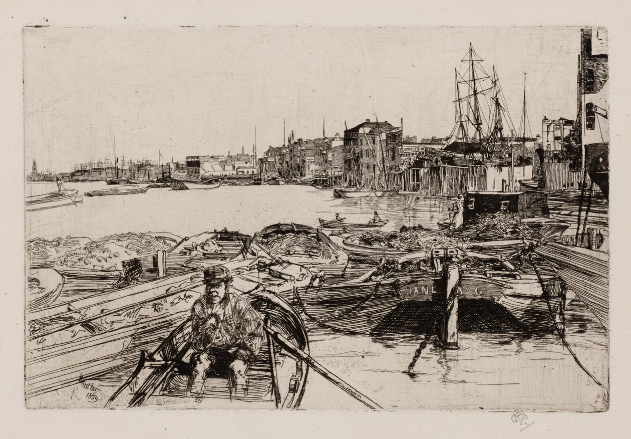 Basen autorstwa James McNeill Whistler