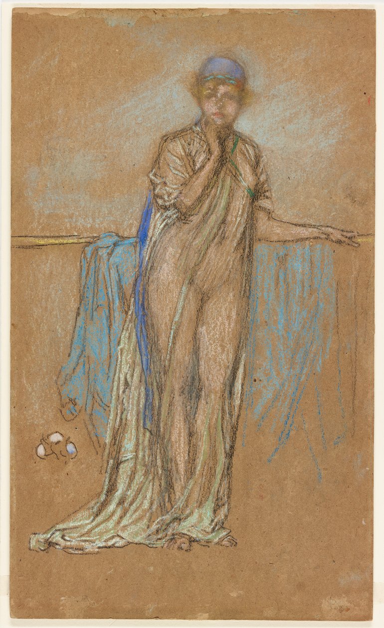 Fioletowa czapka autorstwa James Abbott McNeill Whistler