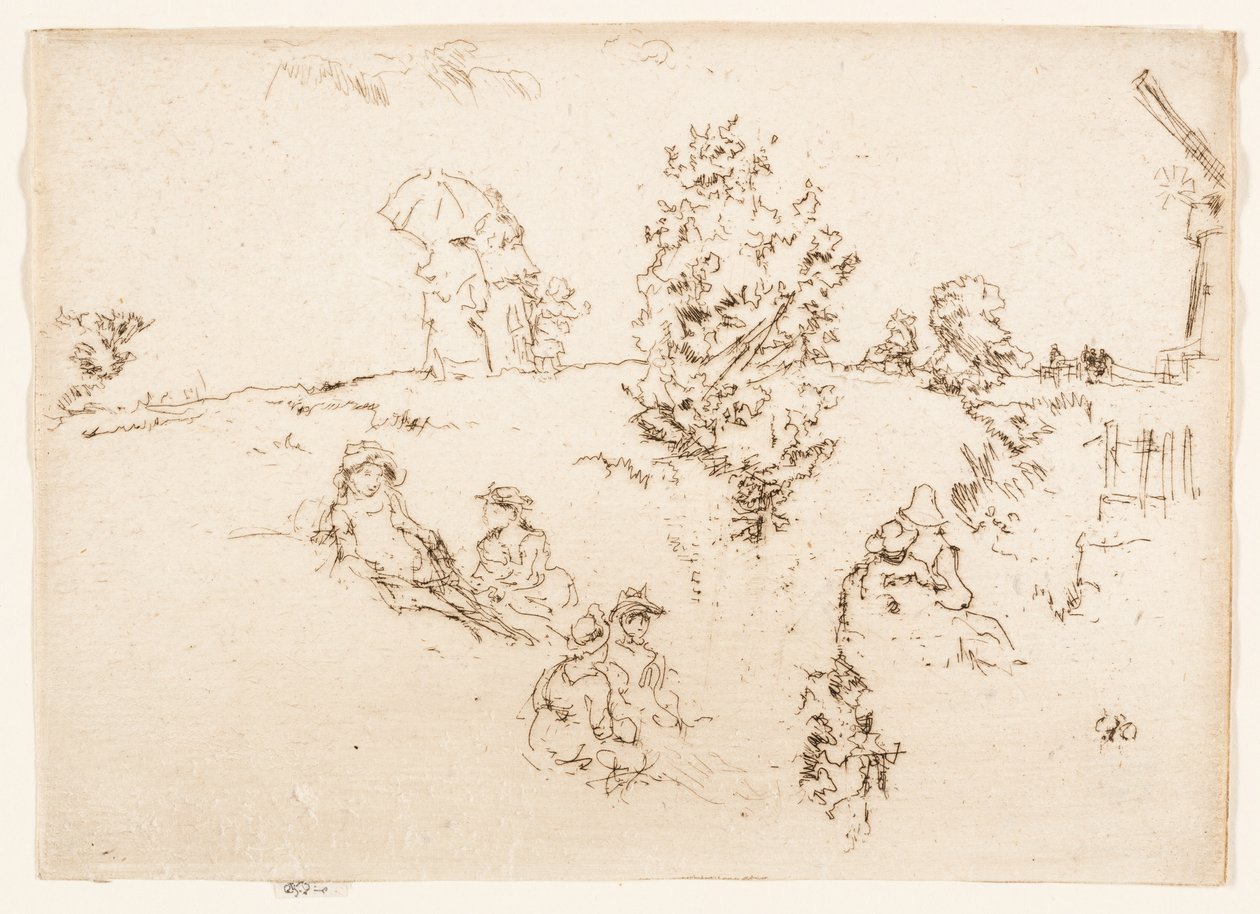 Mury obronne, Kanapka autorstwa James Abbott McNeill Whistler