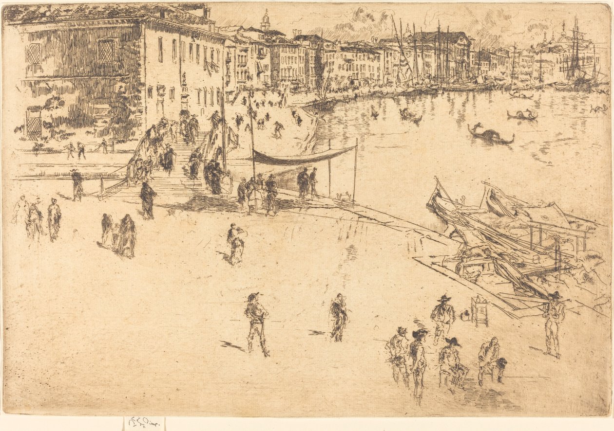 Riva, nr II autorstwa James Abbott McNeill Whistler