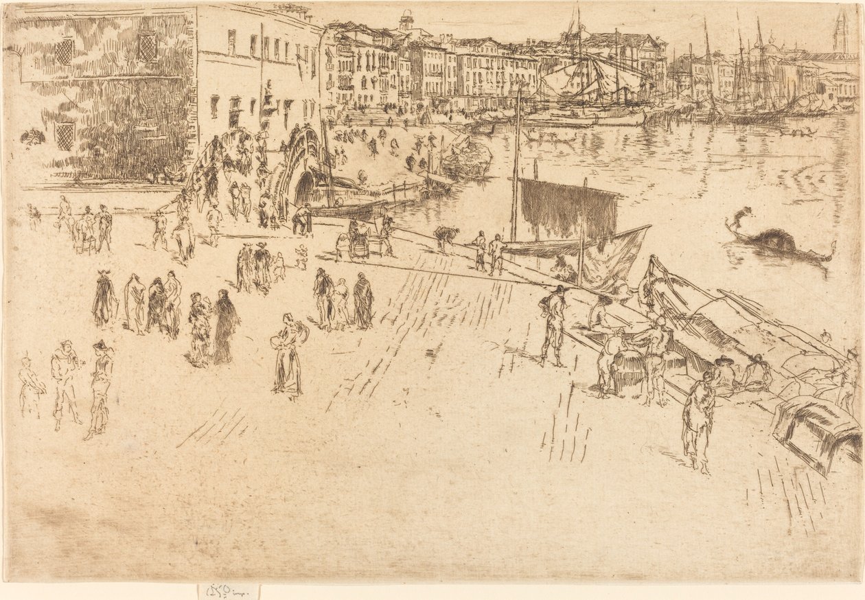 Riva, No.I autorstwa James Abbott McNeill Whistler