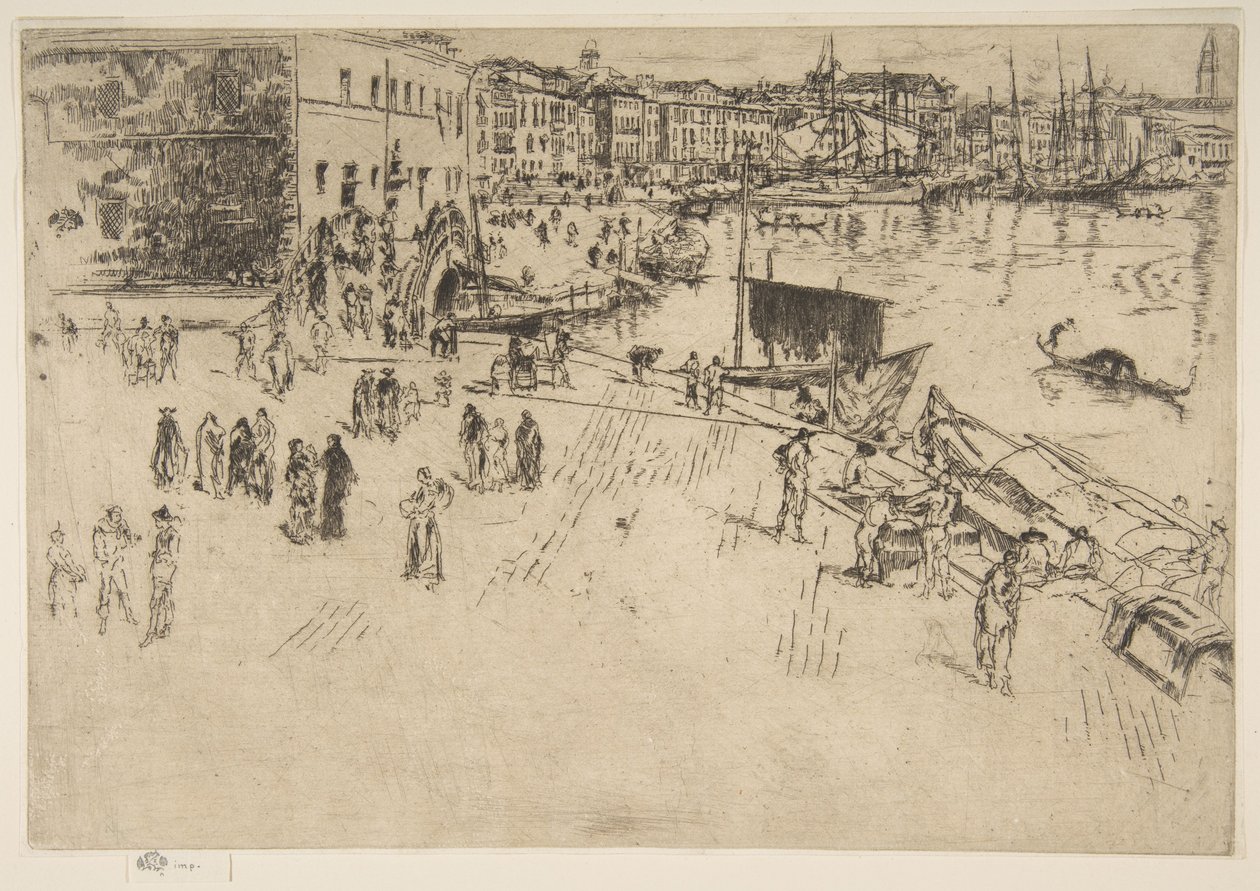 Riva, nr 1 autorstwa James McNeill Whistler