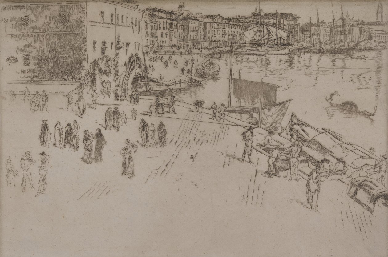 Riva, nr 1 autorstwa James McNeill Whistler
