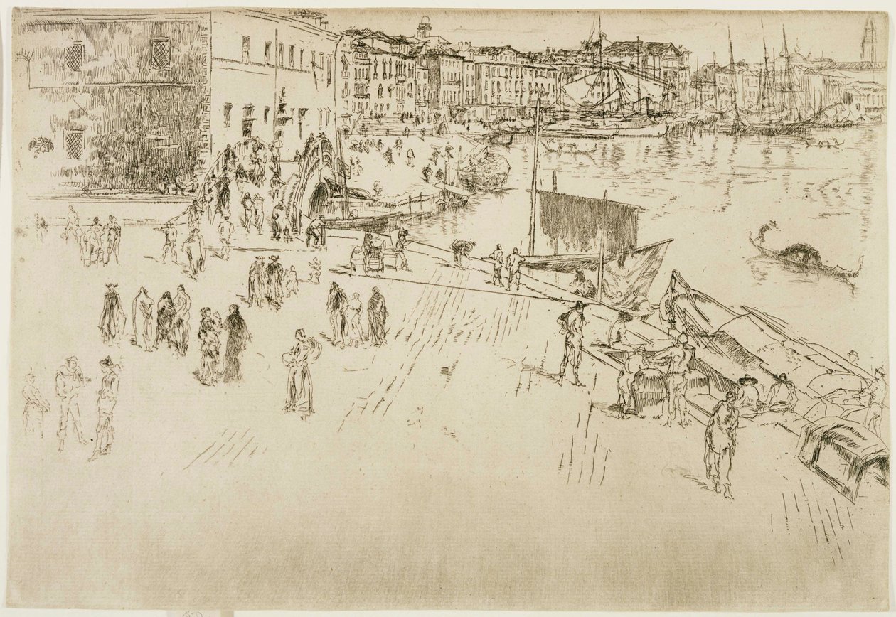 Riva, nr 1 autorstwa James McNeill Whistler