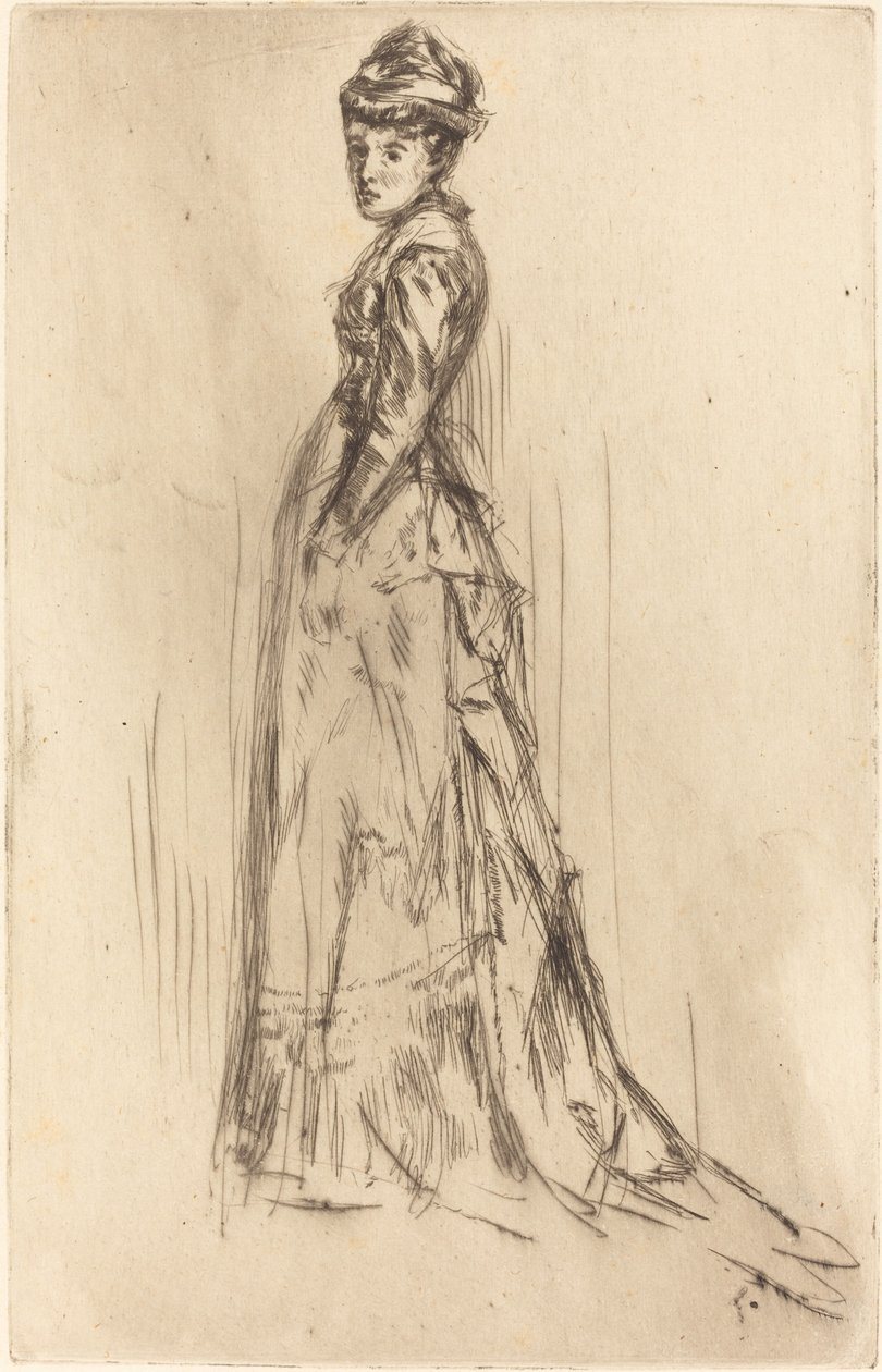 Jedwabna sukienka autorstwa James Abbott McNeill Whistler