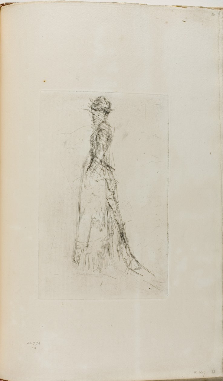 Jedwabna sukienka autorstwa James Abbott McNeill Whistler