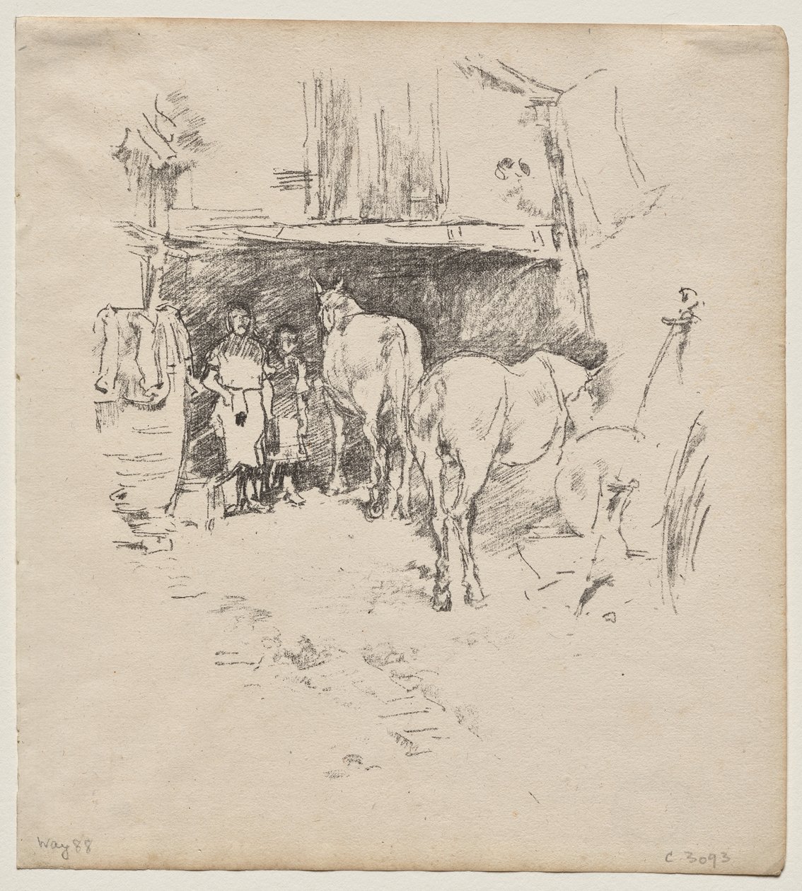 Podwórze Smithów autorstwa James McNeill Whistler