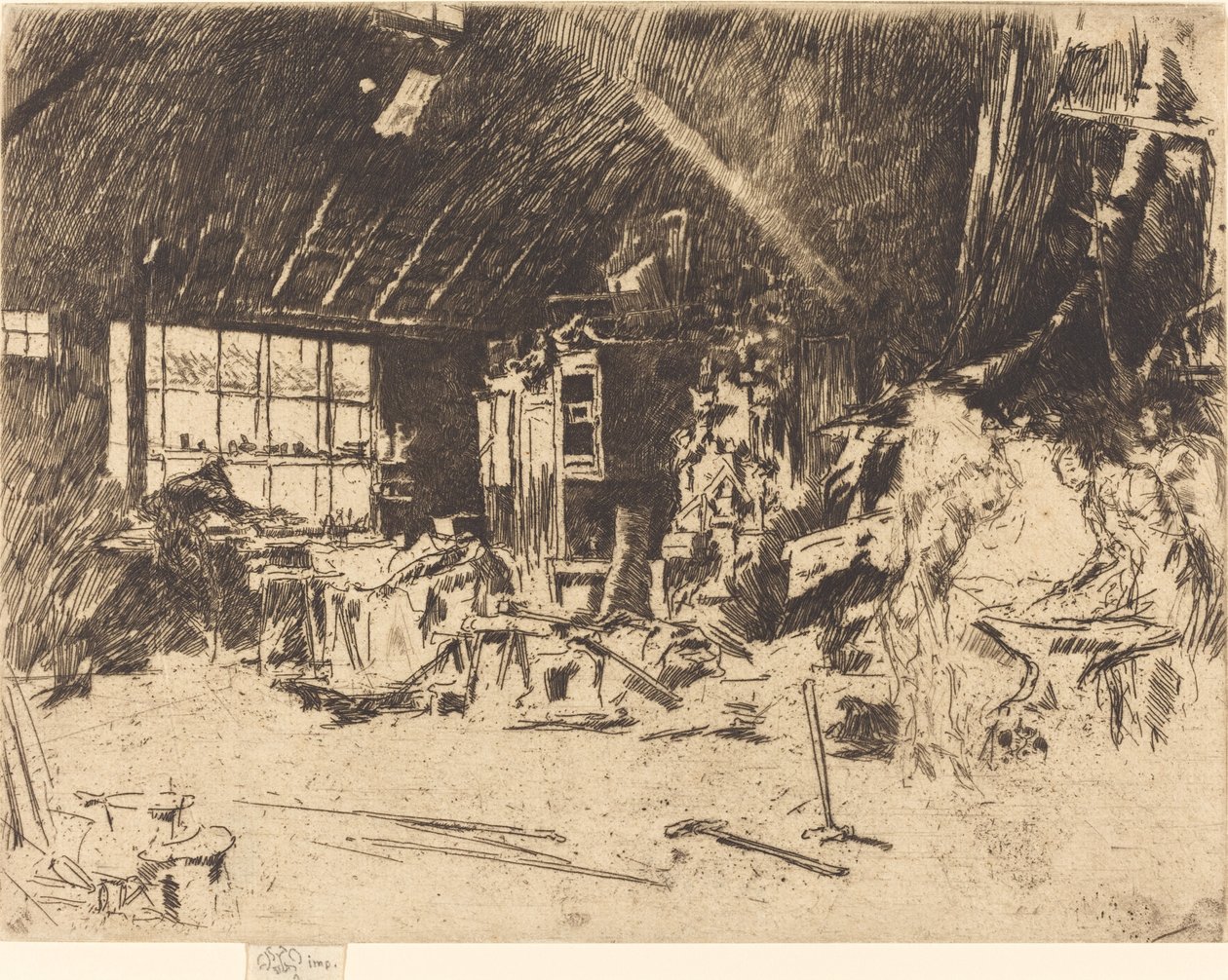 Kuźnia autorstwa James Abbott McNeill Whistler