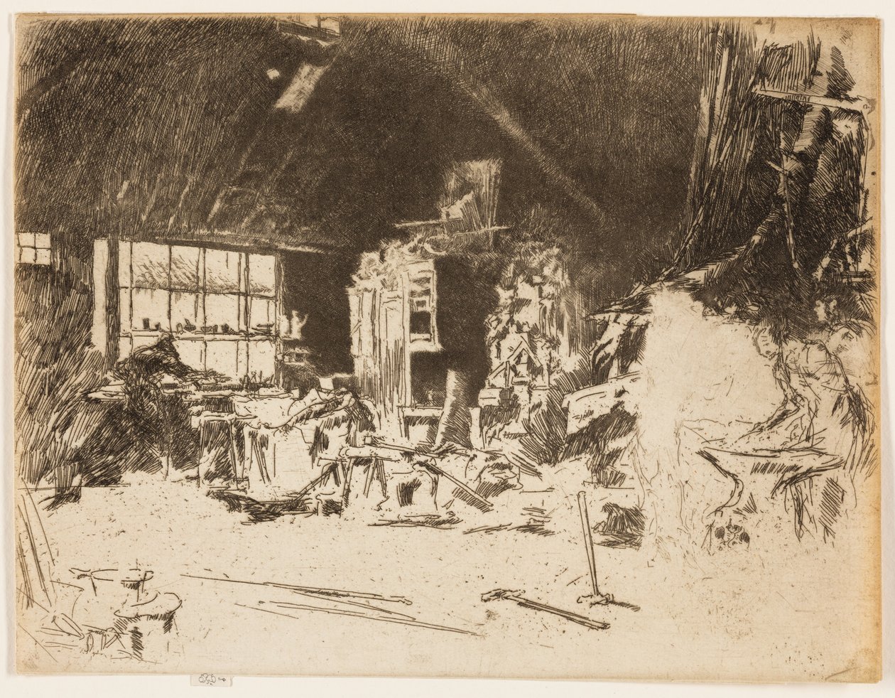 Kuźnia autorstwa James Abbott McNeill Whistler