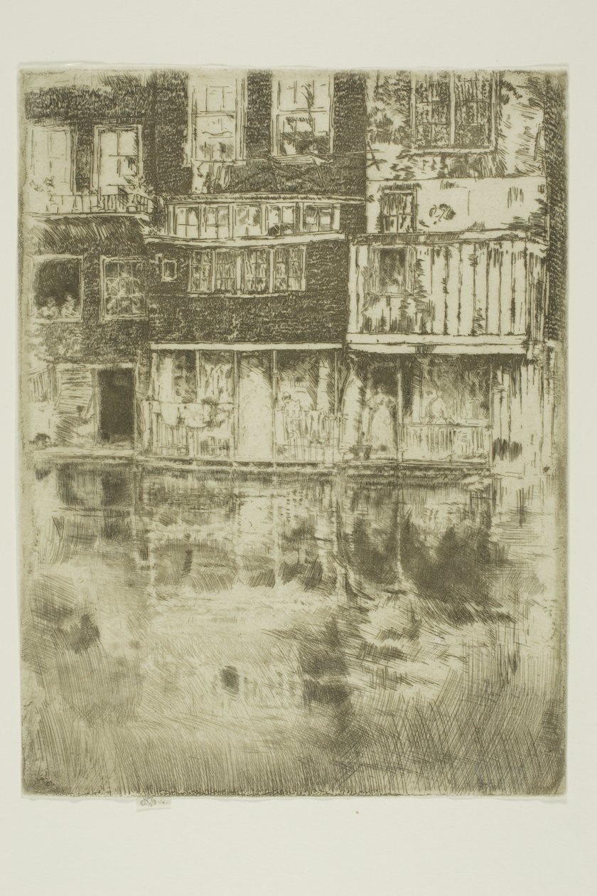 The Square House, Amsterdam autorstwa James Abbott McNeill Whistler