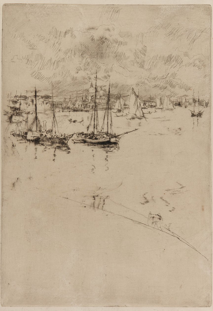 Parowiec, Wenecja autorstwa James Abbott McNeill Whistler