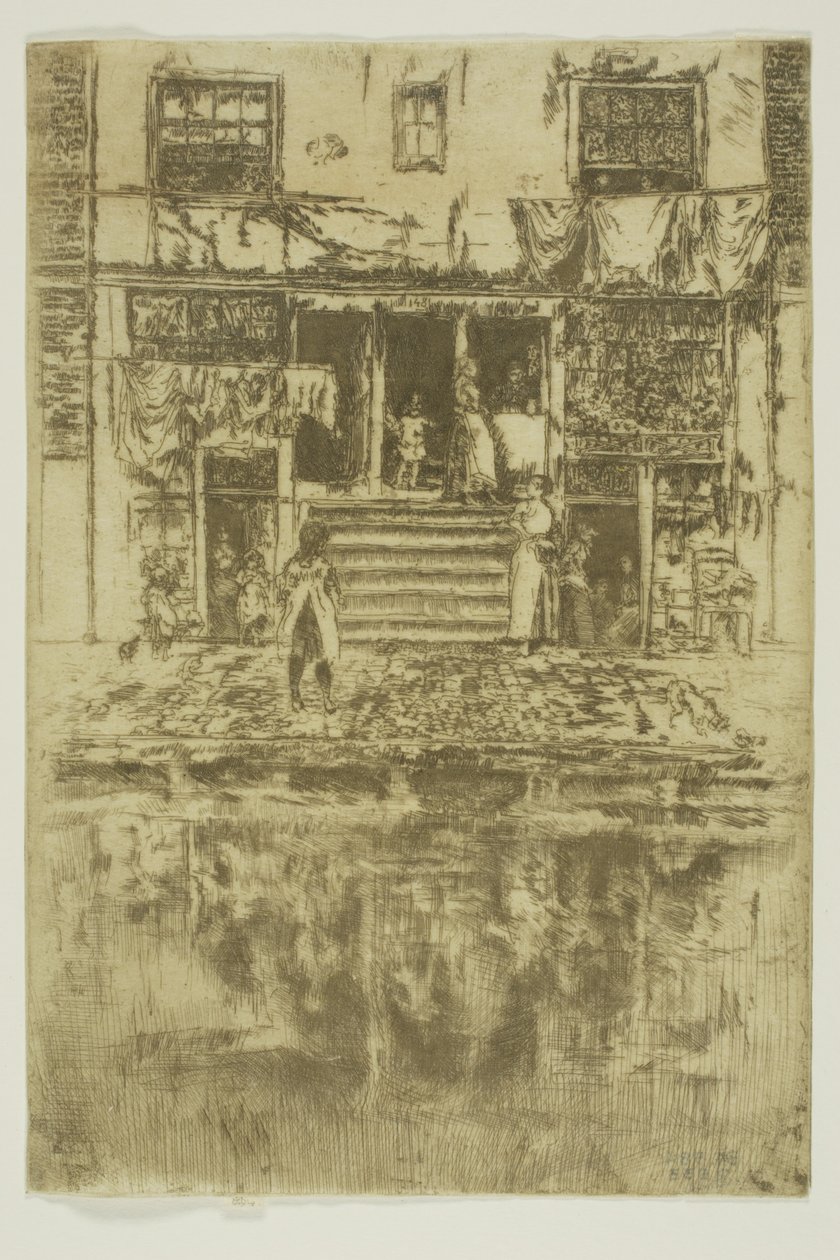 Schody, Amsterdam autorstwa James Abbott McNeill Whistler