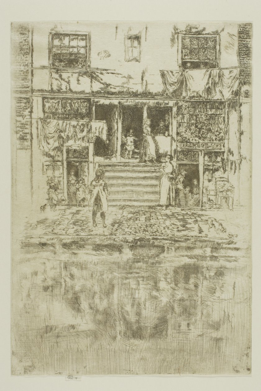 Schody, Amsterdam autorstwa James Abbott McNeill Whistler