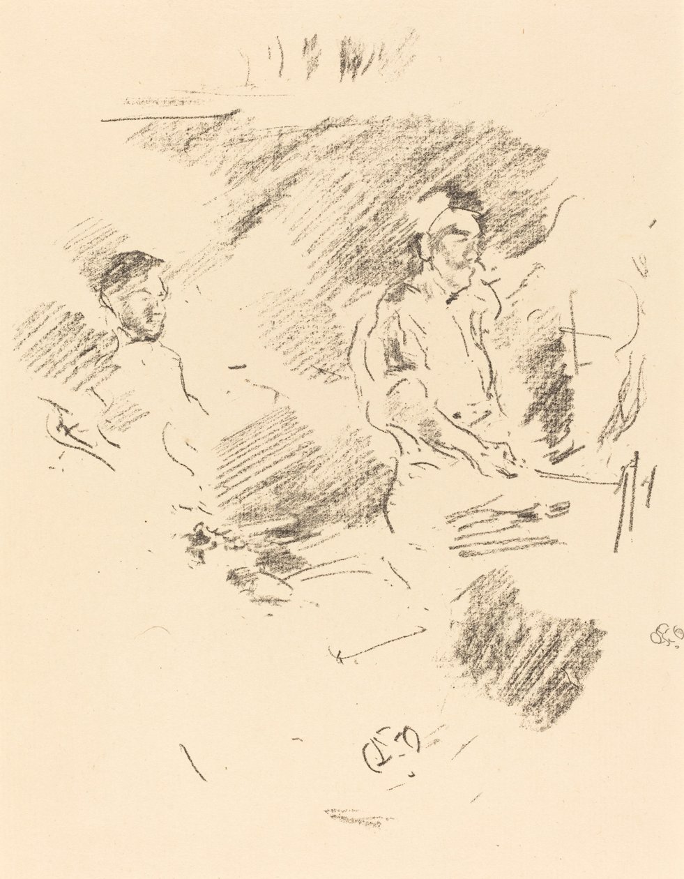 Silne ramię autorstwa James Abbott McNeill Whistler