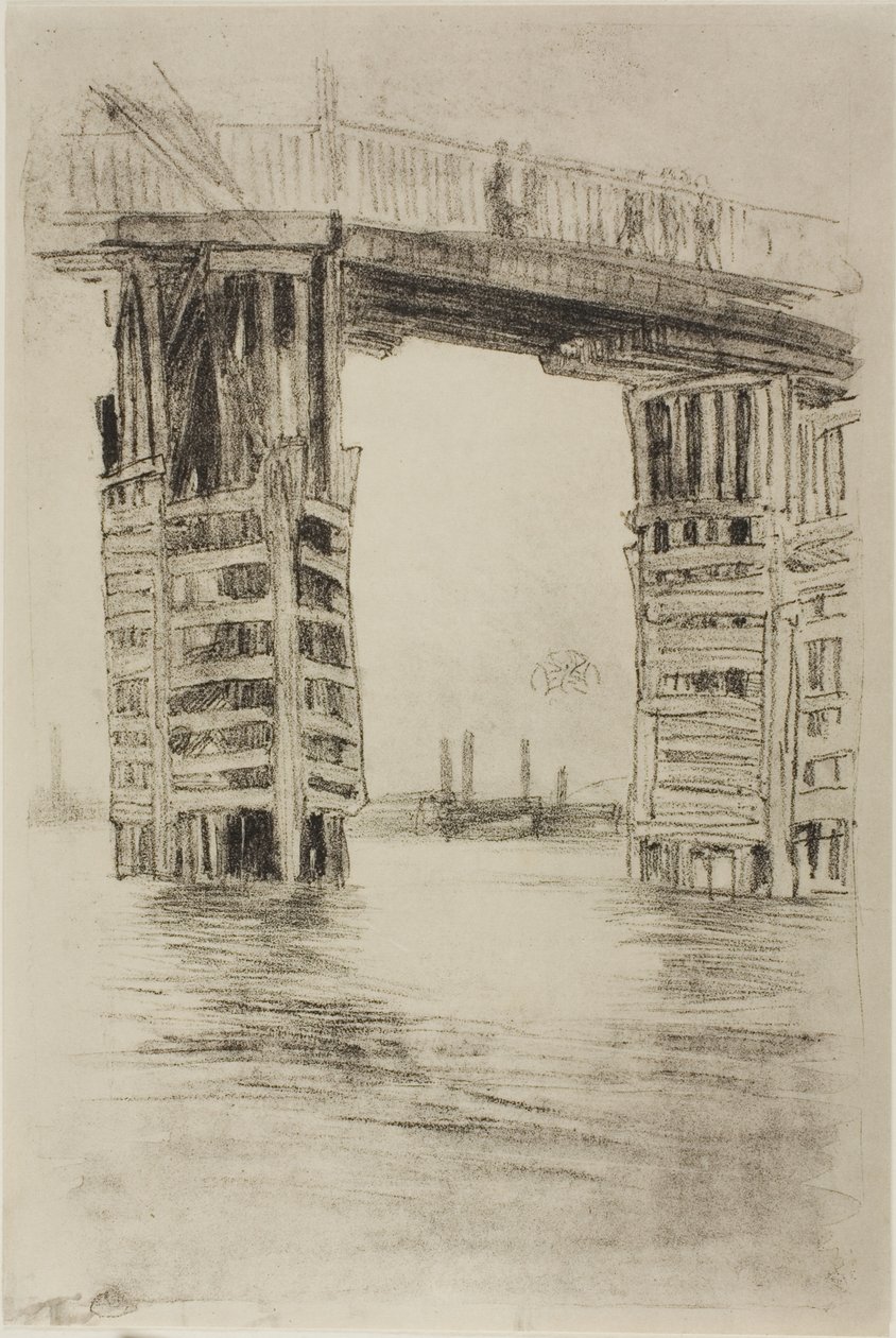 Wysoki most autorstwa James Abbott McNeill Whistler