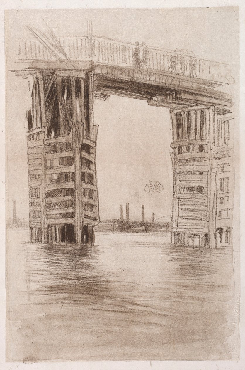 Wysoki most autorstwa James McNeill Whistler