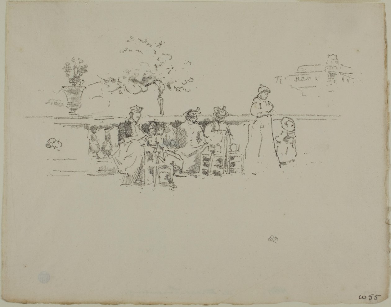 Taras, Luksemburg autorstwa James Abbott McNeill Whistler