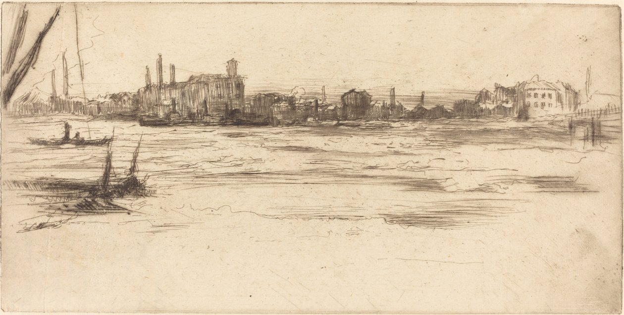 Niespokojna Tamiza autorstwa James Abbott McNeill Whistler