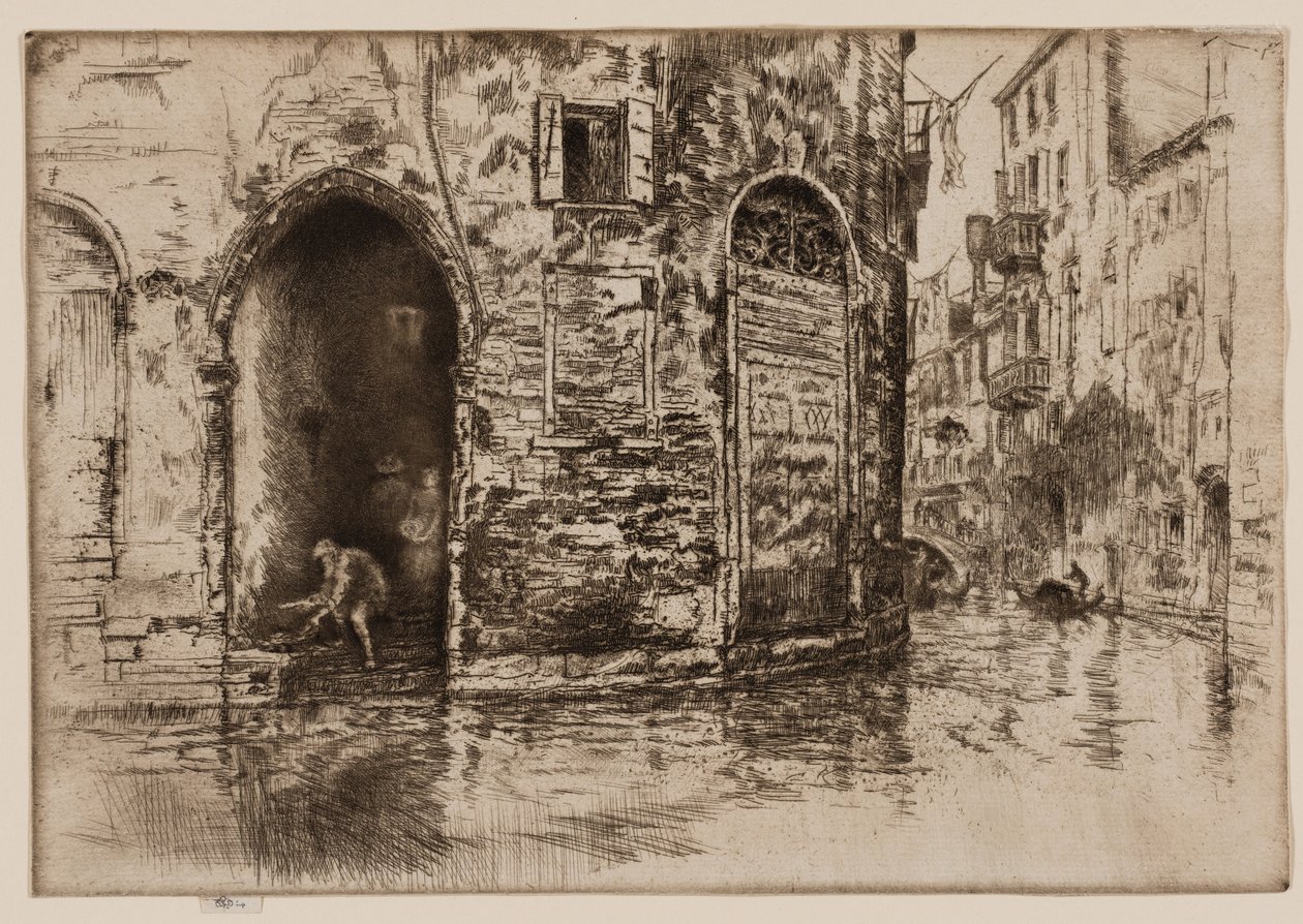 Dwoje drzwi autorstwa James Abbott McNeill Whistler