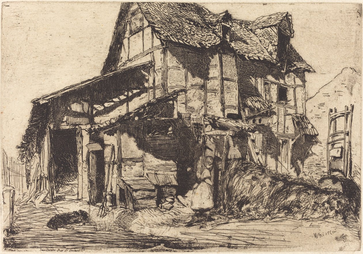 Niebezpieczna Kamienica autorstwa James Abbott McNeill Whistler