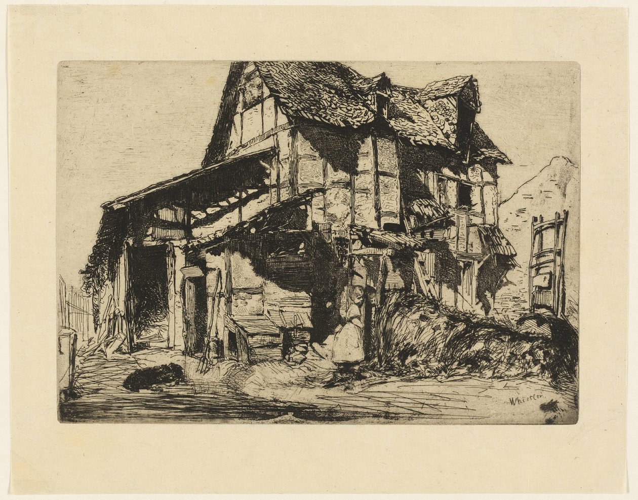 Niebezpieczna Kamienica autorstwa James Abbott McNeill Whistler