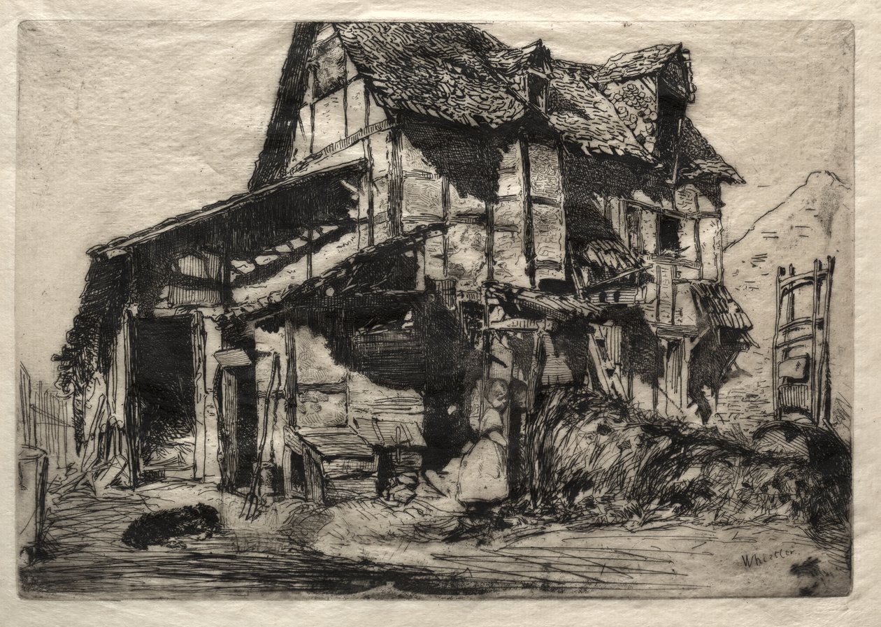 Niebezpieczna kamienica autorstwa James McNeill Whistler