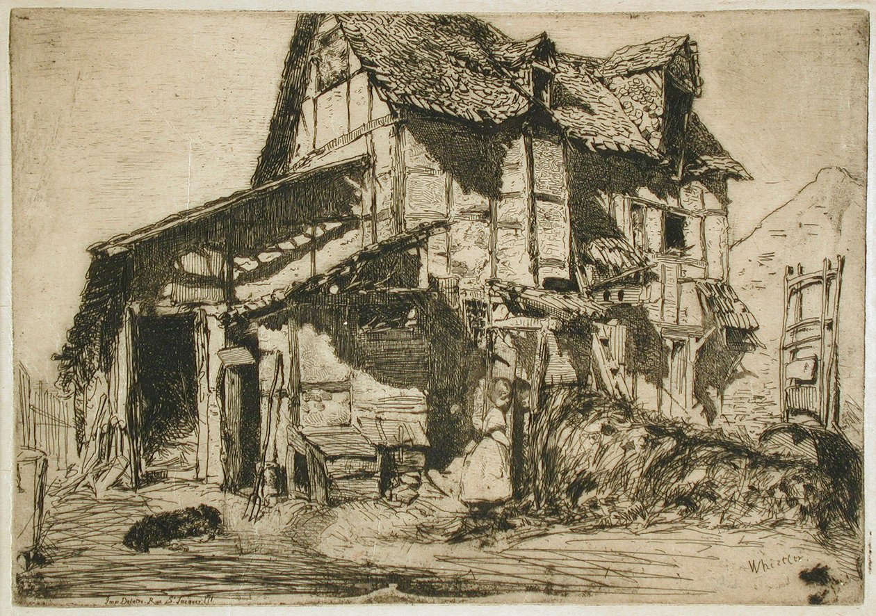 Niebezpieczna kamienica autorstwa James McNeill Whistler