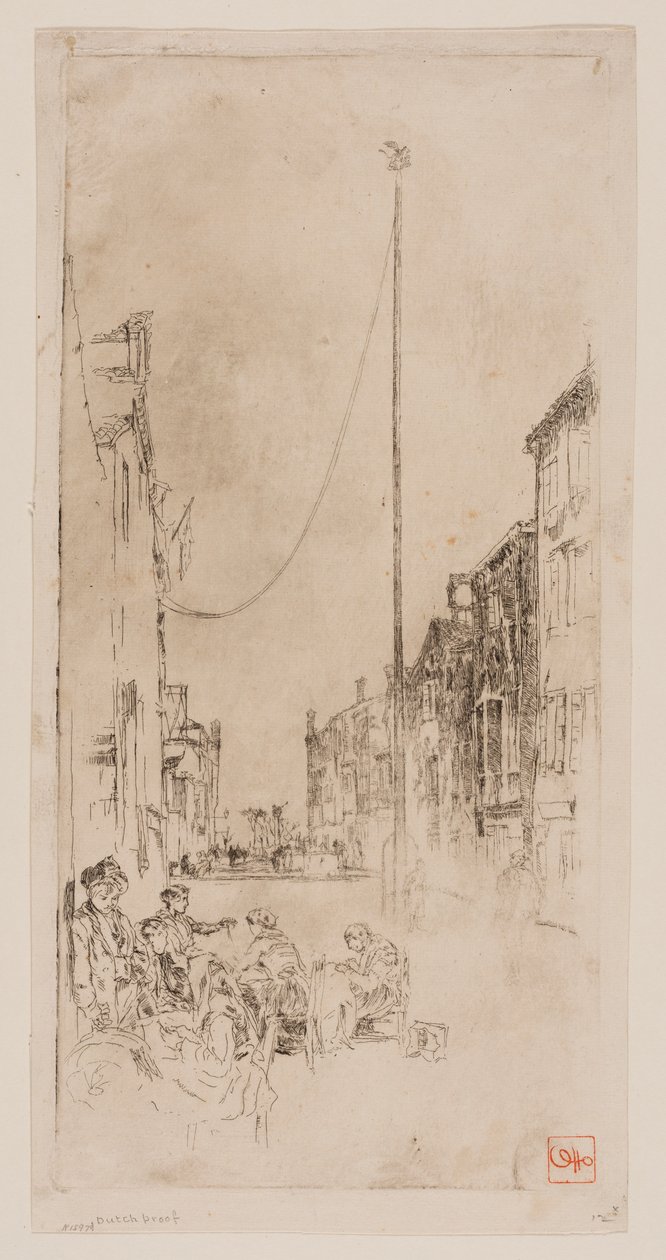 Maszt wenecki autorstwa James Abbott McNeill Whistler