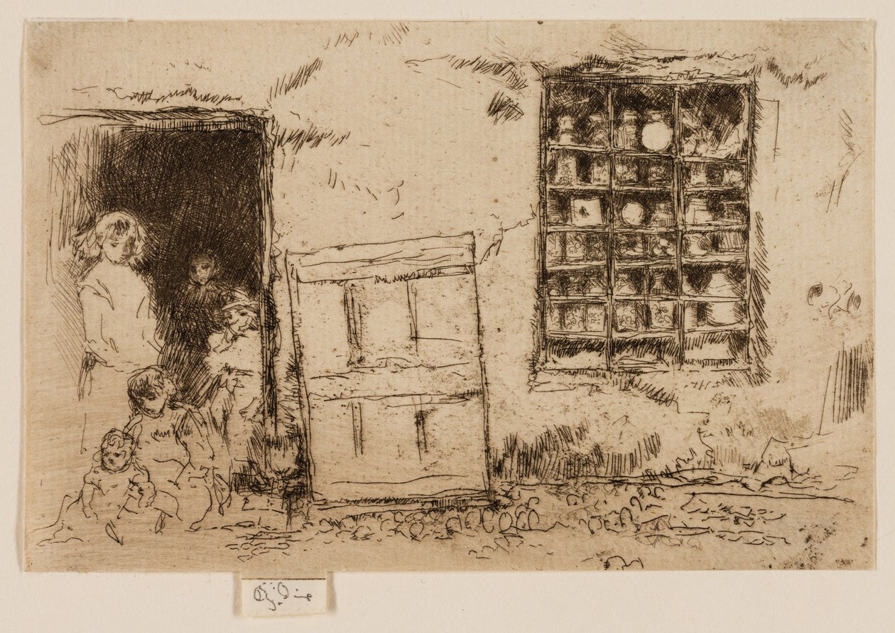 Wiejski sklep ze słodyczami autorstwa James Abbott McNeill Whistler