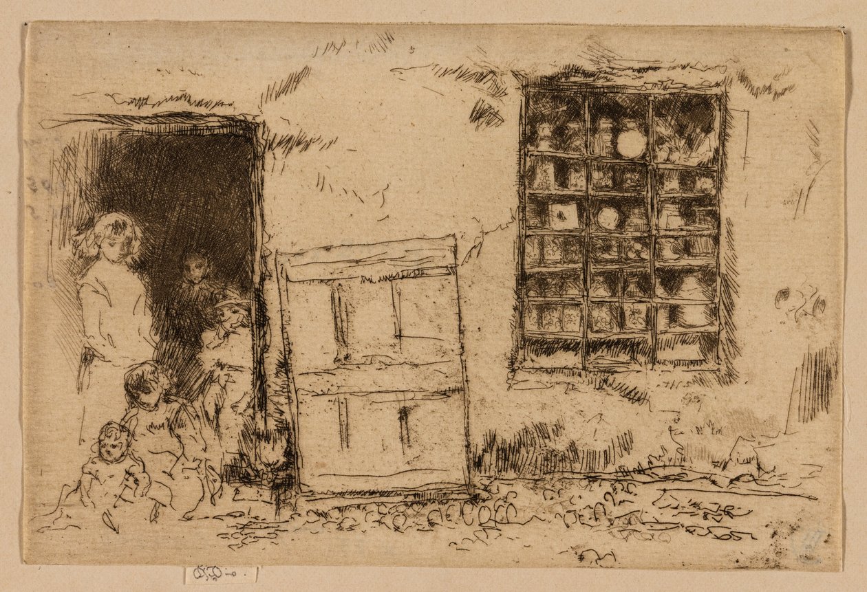 Wiejski sklep ze słodyczami autorstwa James Abbott McNeill Whistler