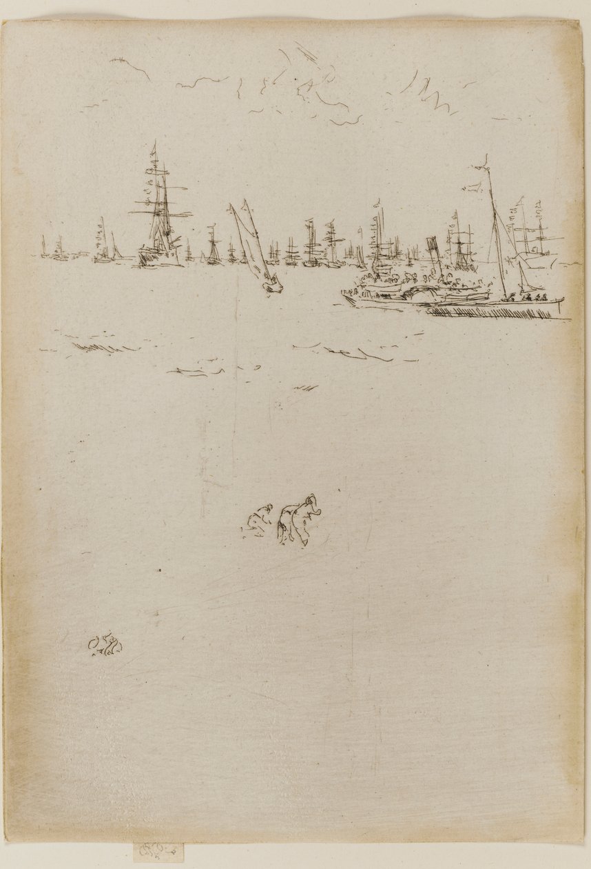 Łódź gości autorstwa James Abbott McNeill Whistler