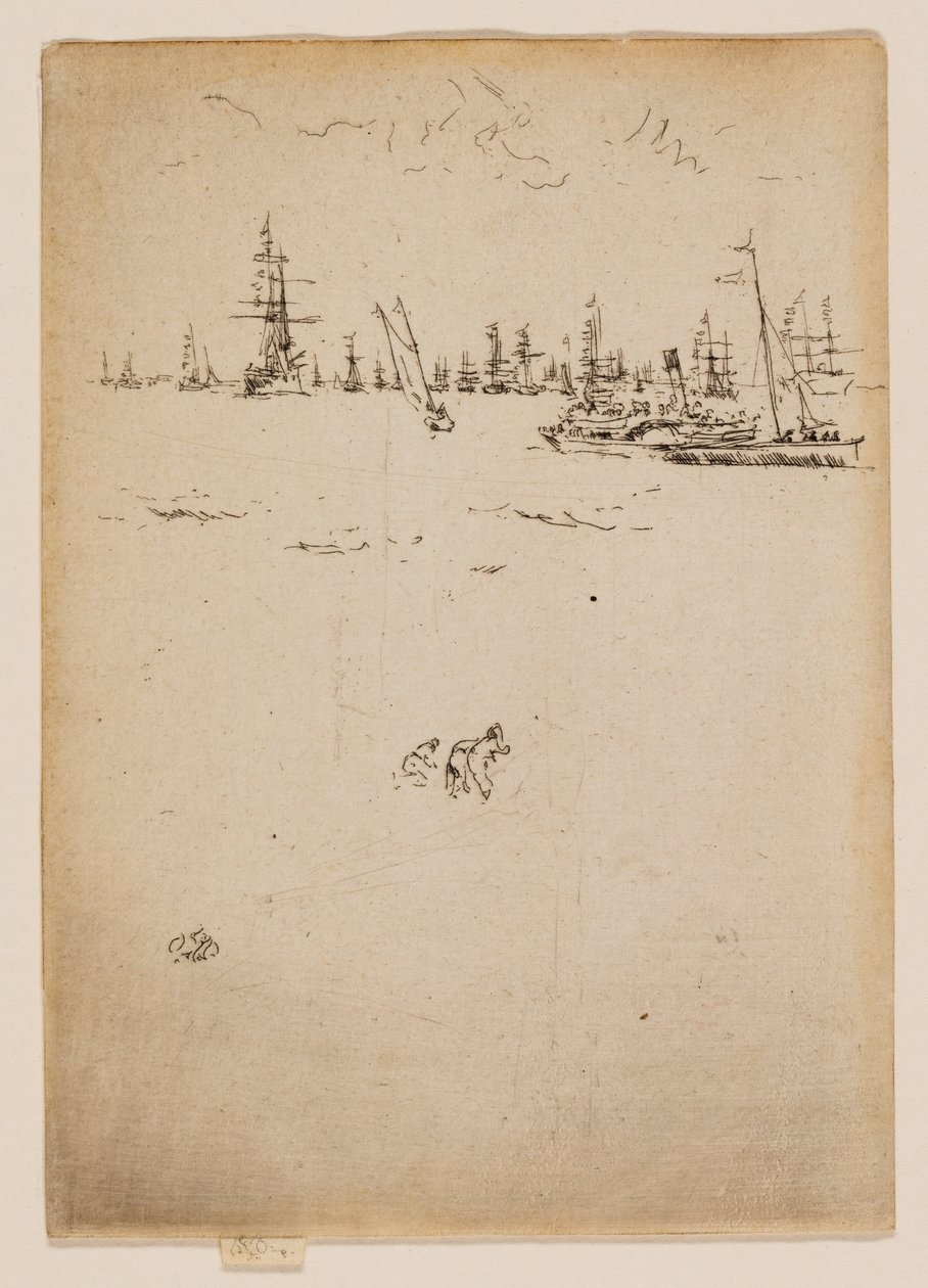 Łódź dla odwiedzających autorstwa James McNeill Whistler